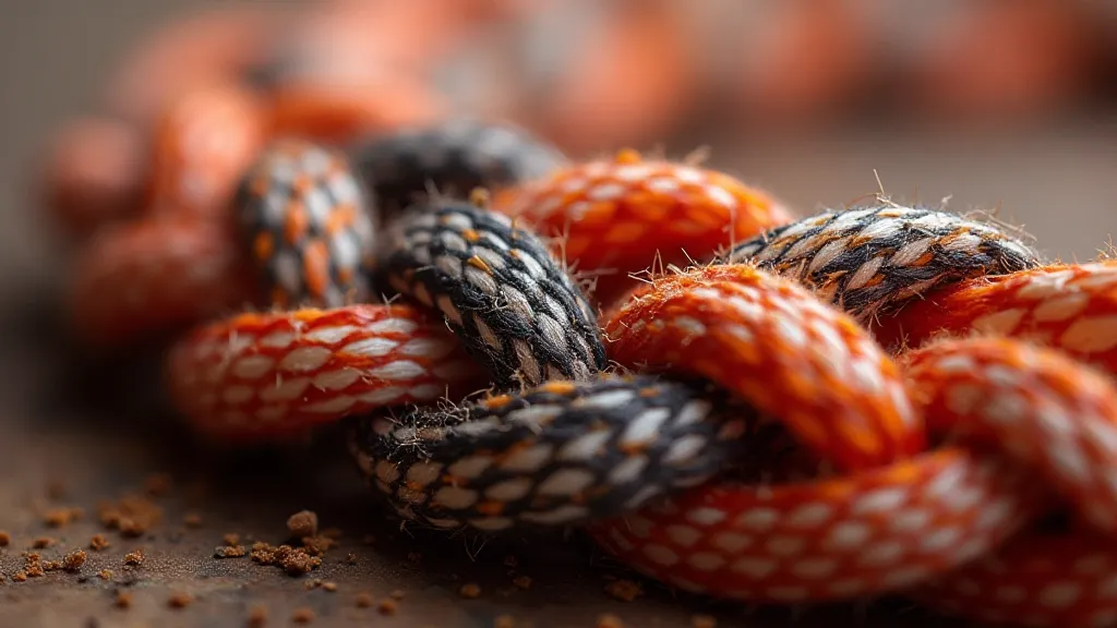 A detailed view of a finished Kumihimo braid