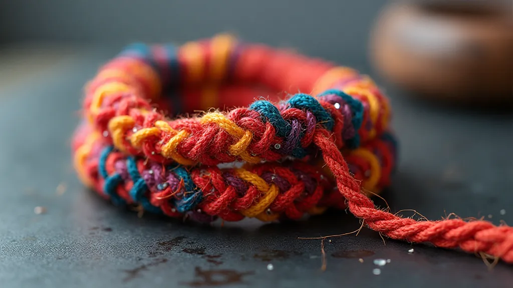 Modern Kumihimo braiding project